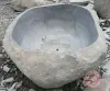 Product image 4 of the product “Riverstone basin, natural surface, polished inside. Dia approx 151-160cm Height 61-70cm ”